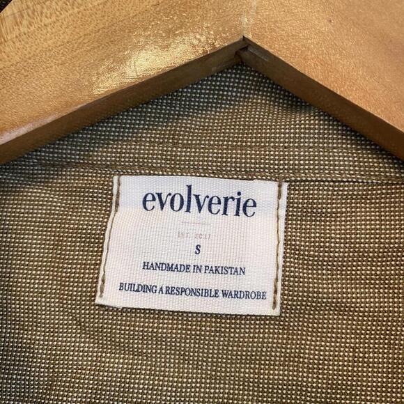EVOLVERIE brown cotton utilitarian work wear jumpsuit - Picture 6 of 7